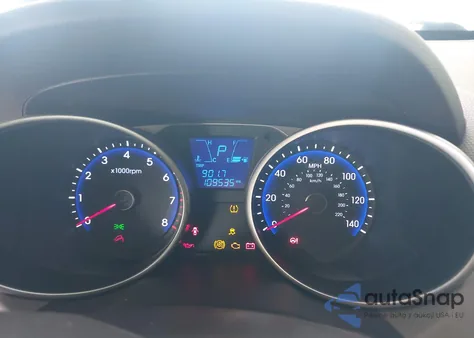 2014 Hyundai Tucson Se from USA, damaged, VIN KM8JUCAG8EU923845